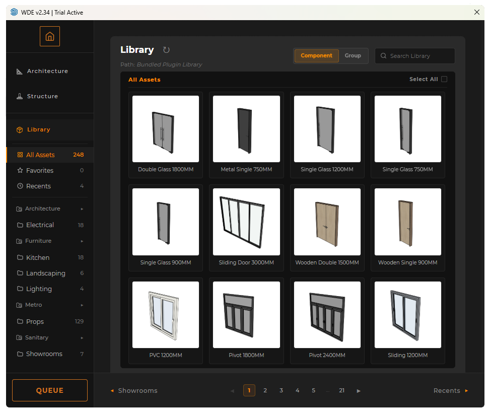WDE Asset Library